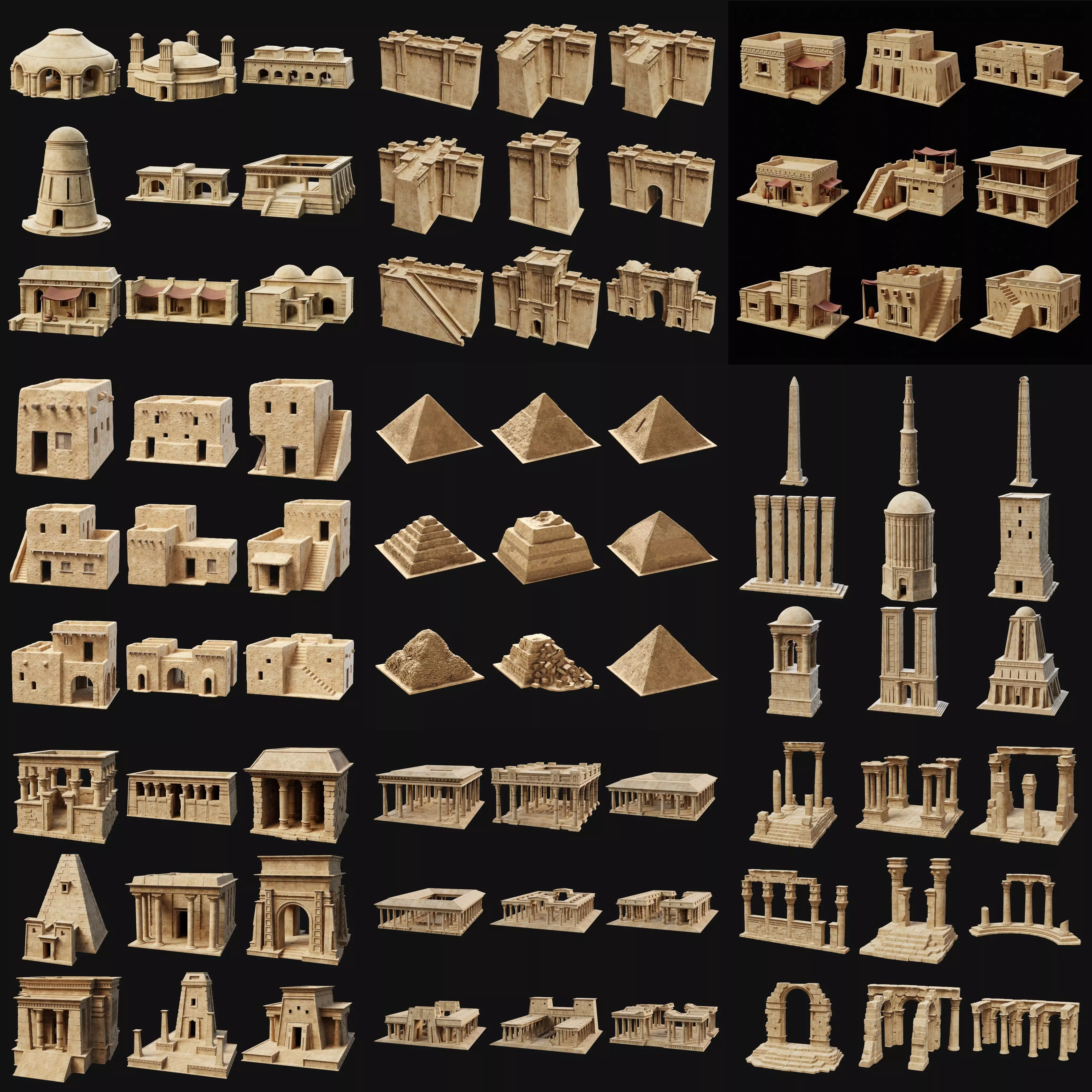 GREATEST ANCIENT EGYPT DESERT ARAB CITY AAA BUILDER COLLECTION _0