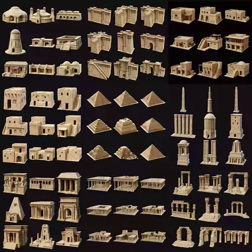GREATEST ANCIENT EGYPT DESERT ARAB CITY AAA BUILDER COLLECTION 
