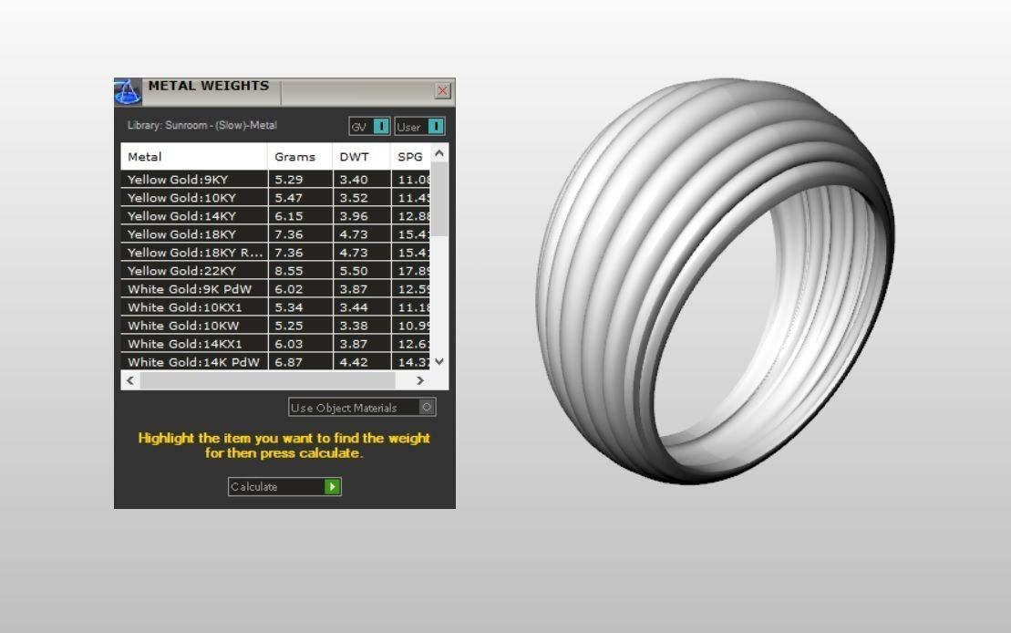 Stylish Casual Ring 3D print model_2