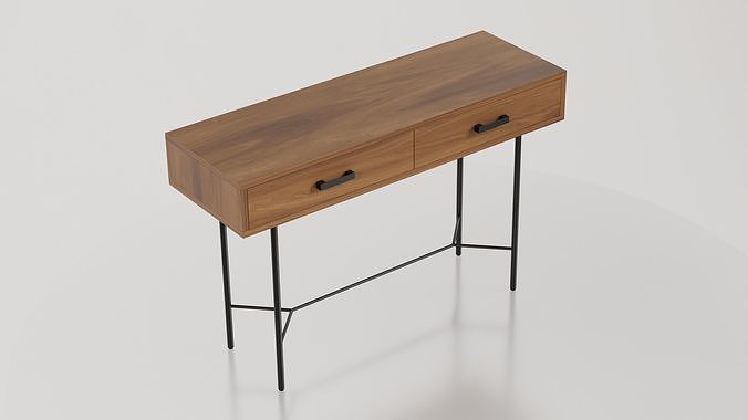 Console Table 3D model 7