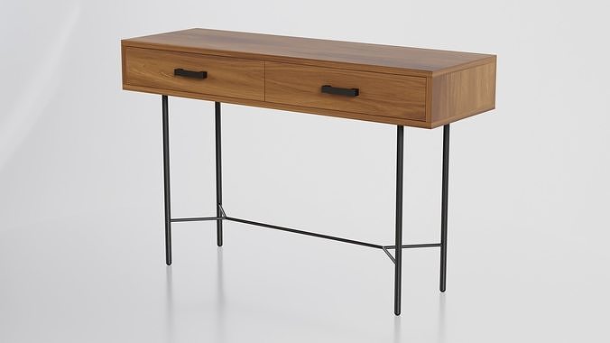 Console Table 3D model 4