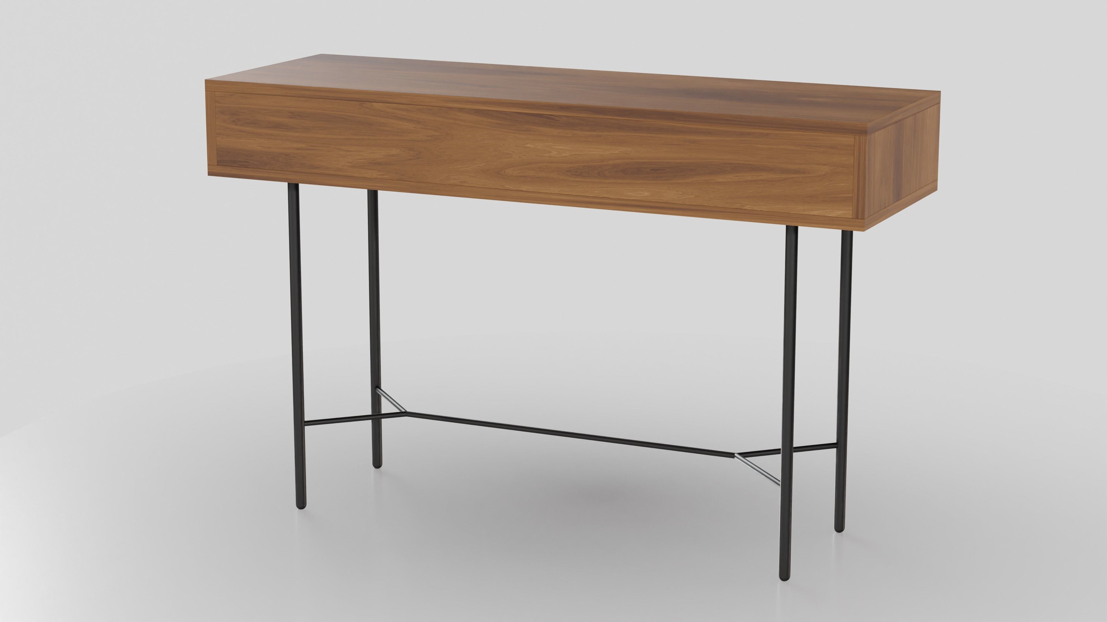 Console Table 3D model_8