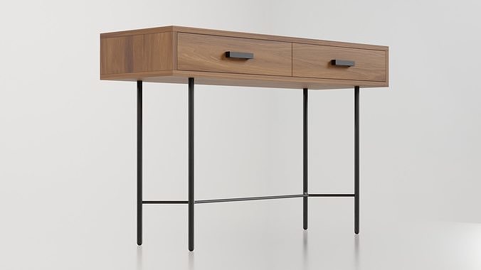 Console Table 3D model 6