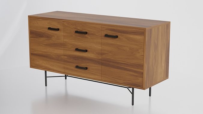Dresser 3D model 4
