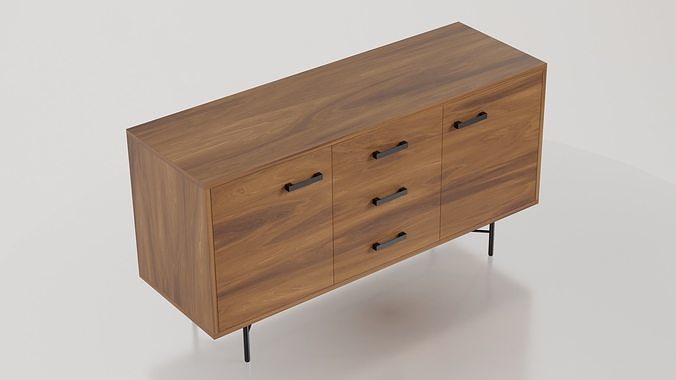 Dresser 3D model 7