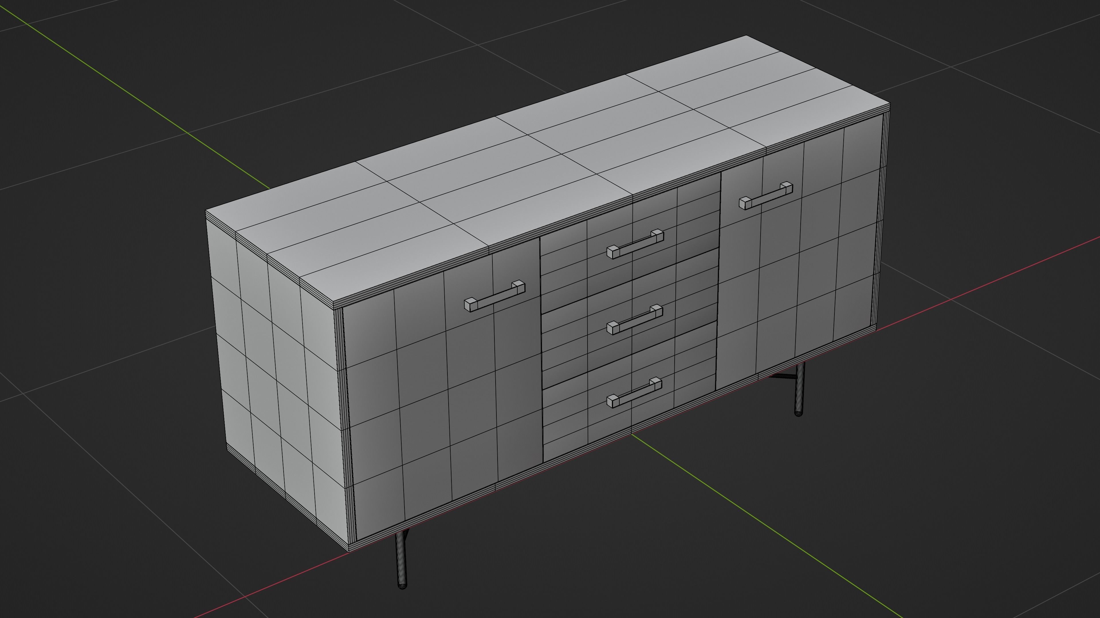 Dresser 3D model_18