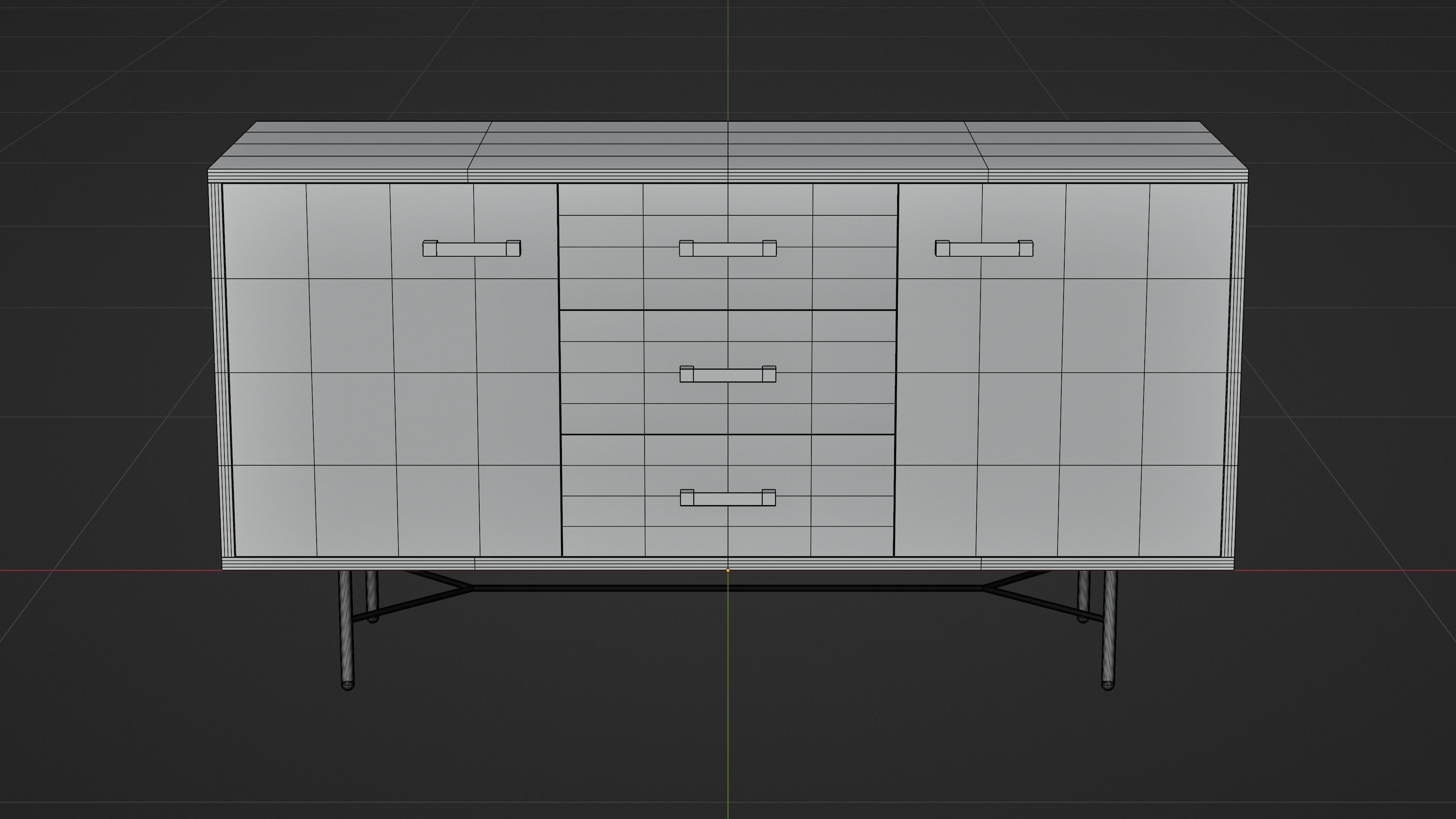 Dresser 3D model_16