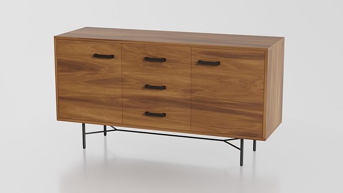 Dresser 3D model 5
