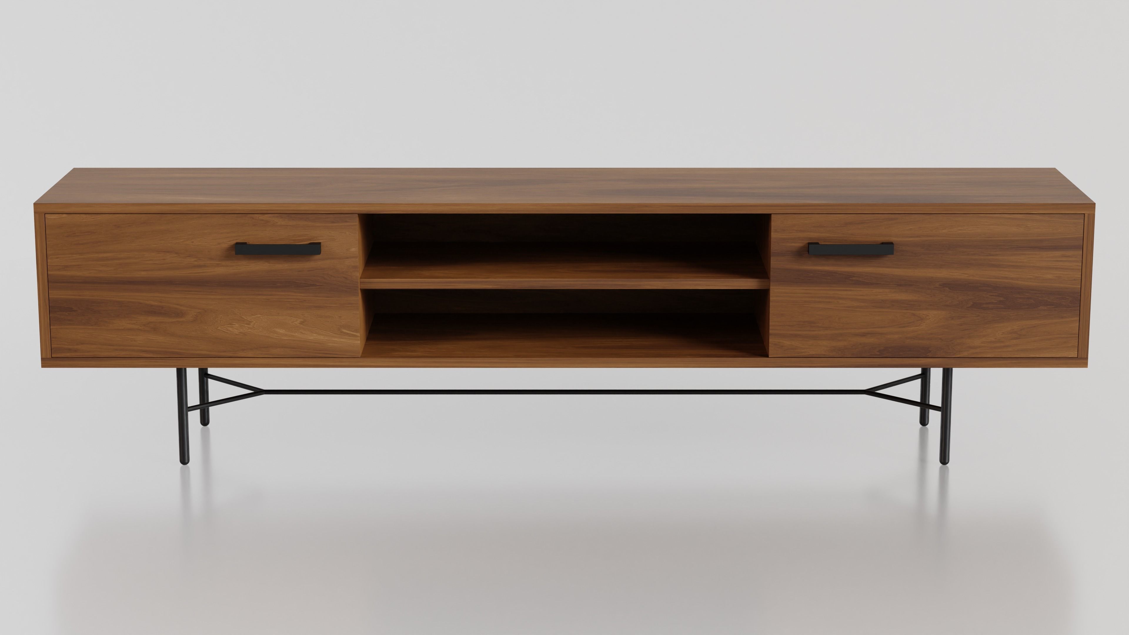 Tv Stand - Tv Bench - Media Unit 3D model_3