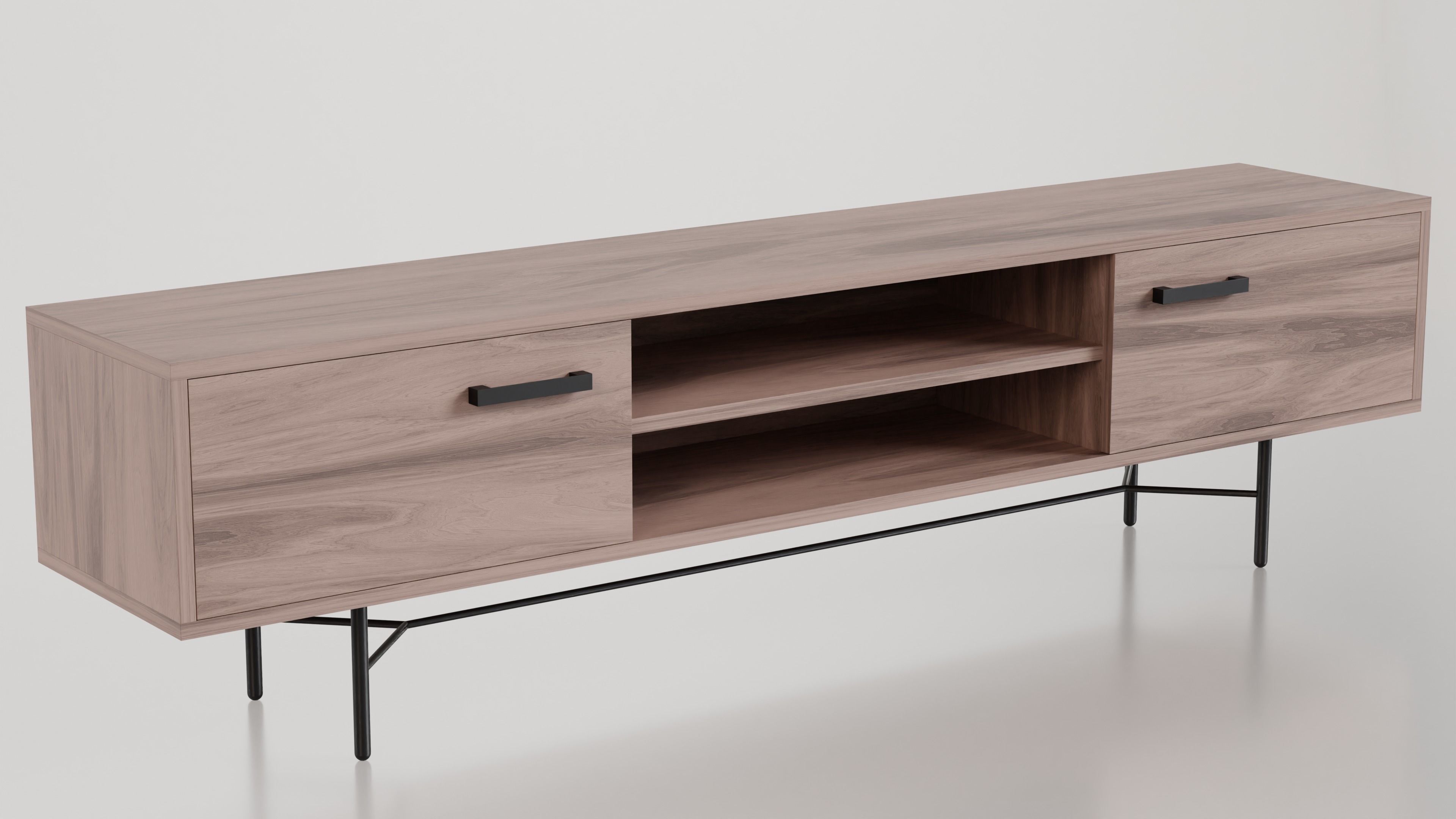 Tv Stand - Tv Bench - Media Unit 3D model_12