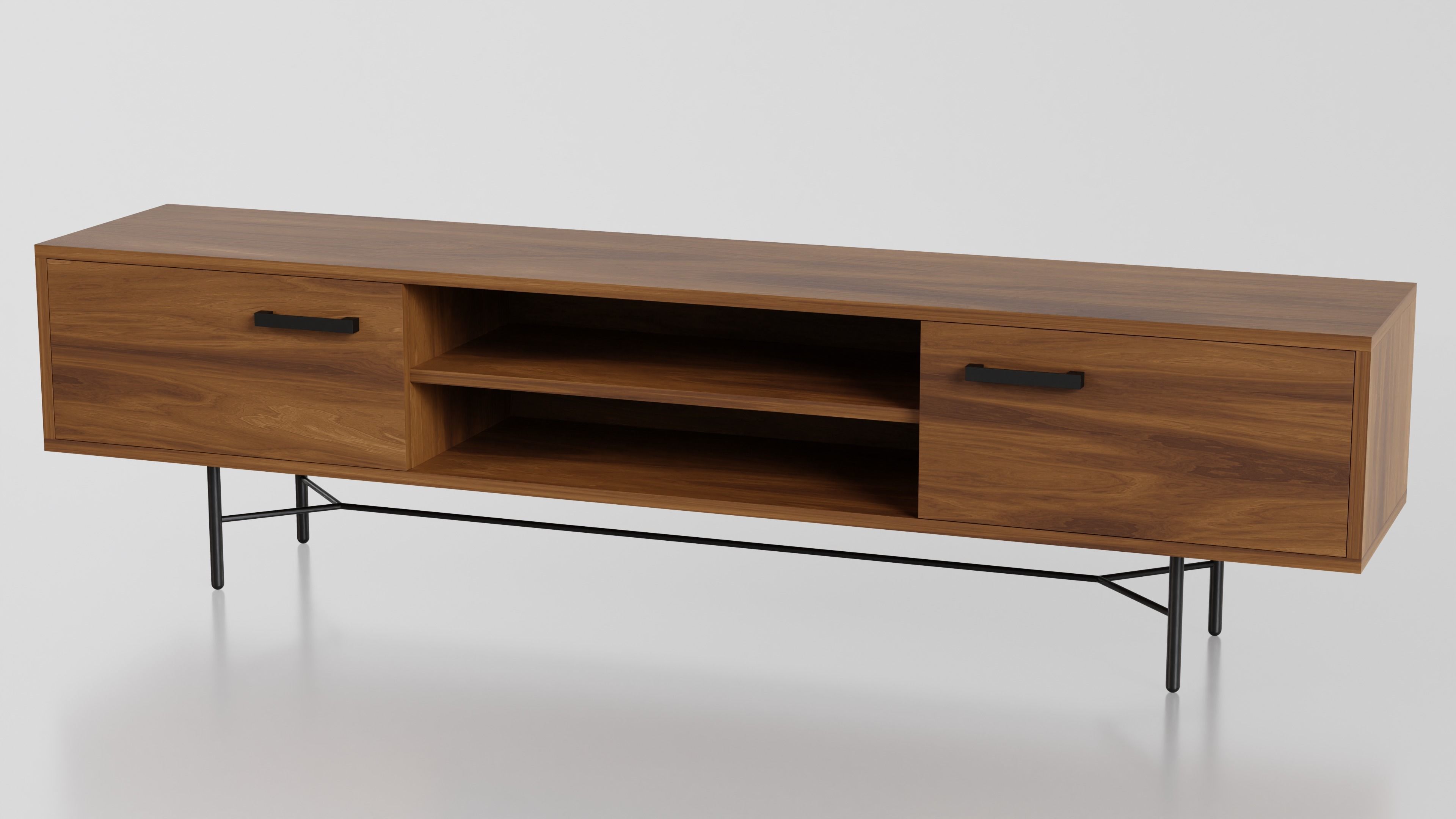 Tv Stand - Tv Bench - Media Unit 3D model_5