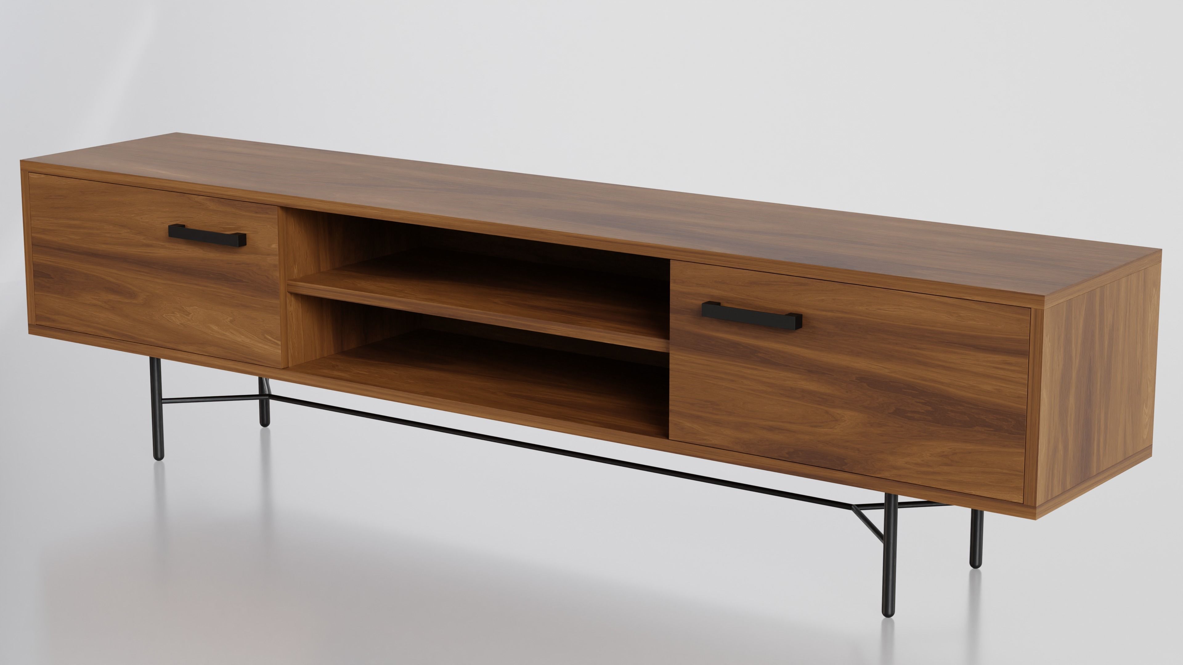 Tv Stand - Tv Bench - Media Unit 3D model_4