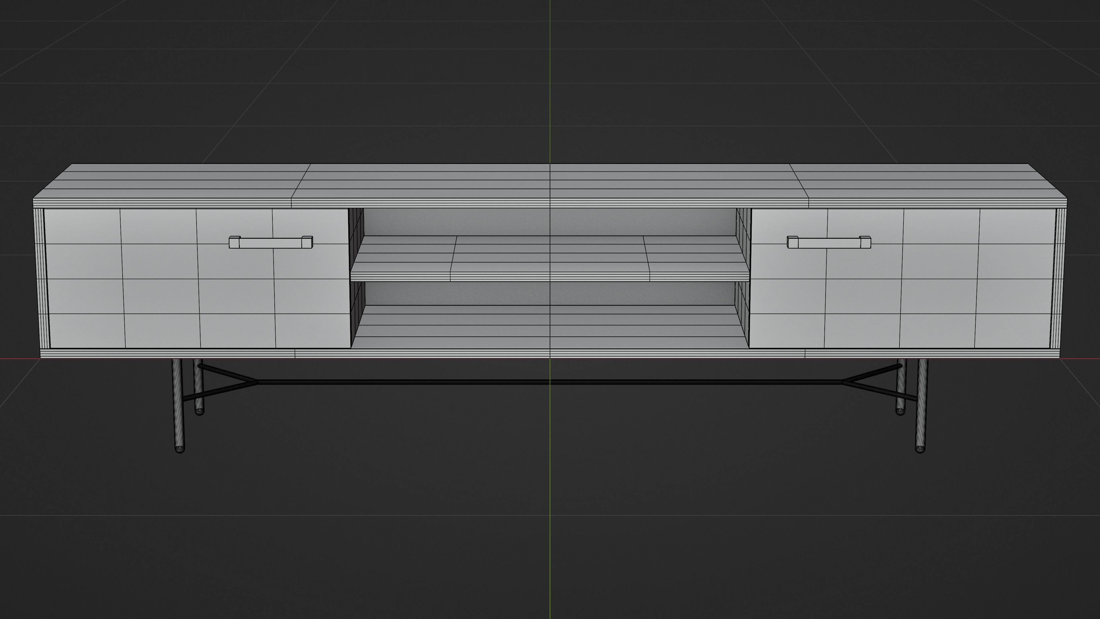 Tv Stand - Tv Bench - Media Unit 3D model_20