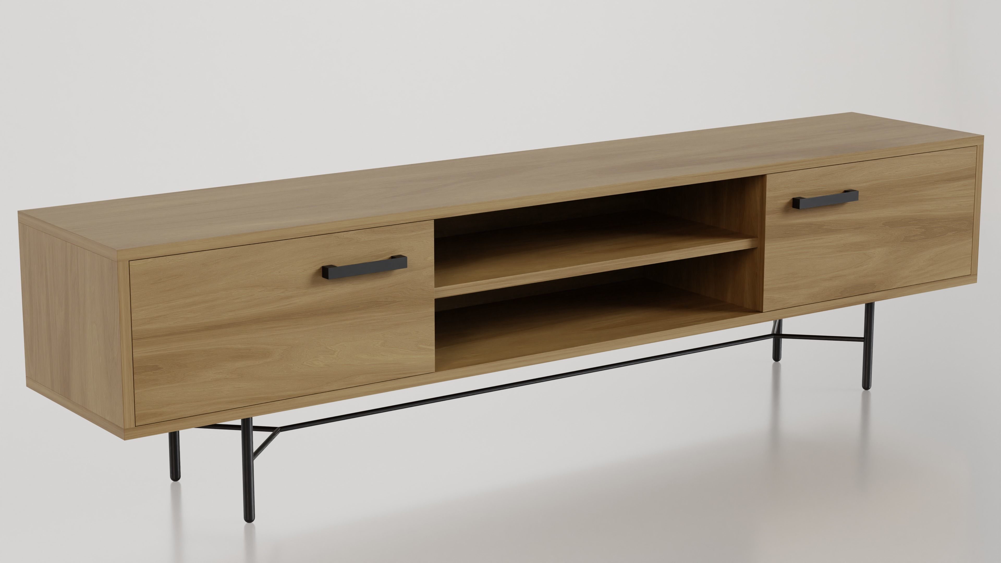 Tv Stand - Tv Bench - Media Unit 3D model_13