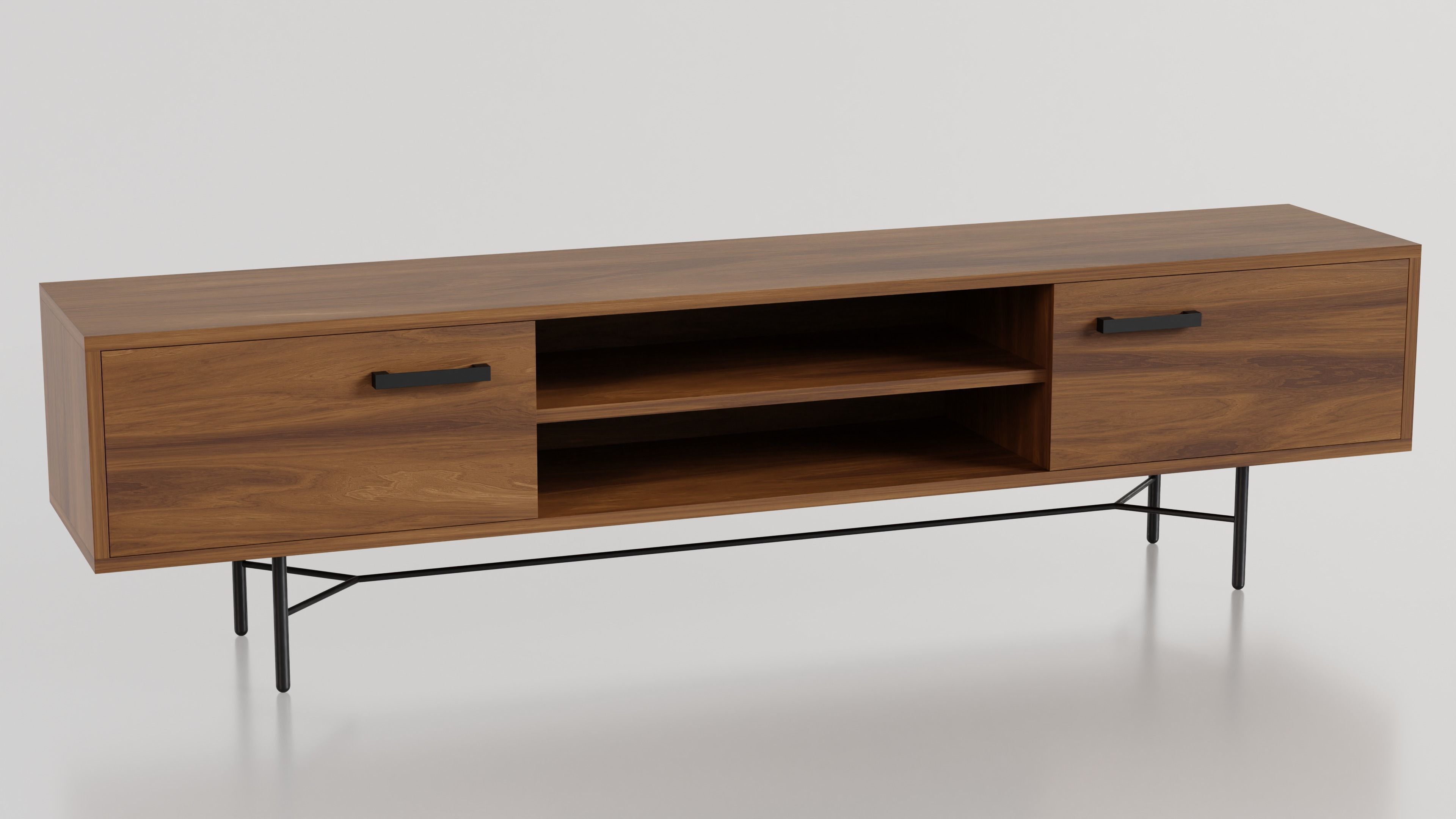 Tv Stand - Tv Bench - Media Unit 3D model_2
