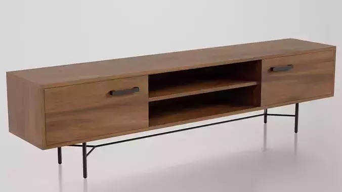 Tv Stand - Tv Bench - Media Unit 3D model