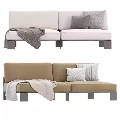 Bench two seater by Bea Mombaers