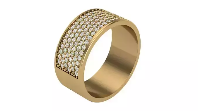 Band Ring 9mm Width with 8 gram 14k Gold Weight