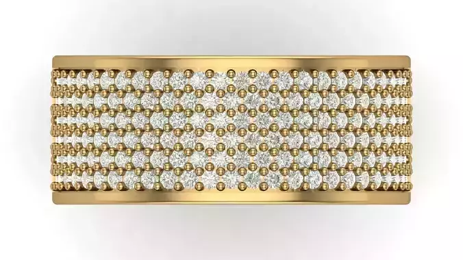 Band Ring Hollow 9 mm width 6 grams 14k Gold Weight