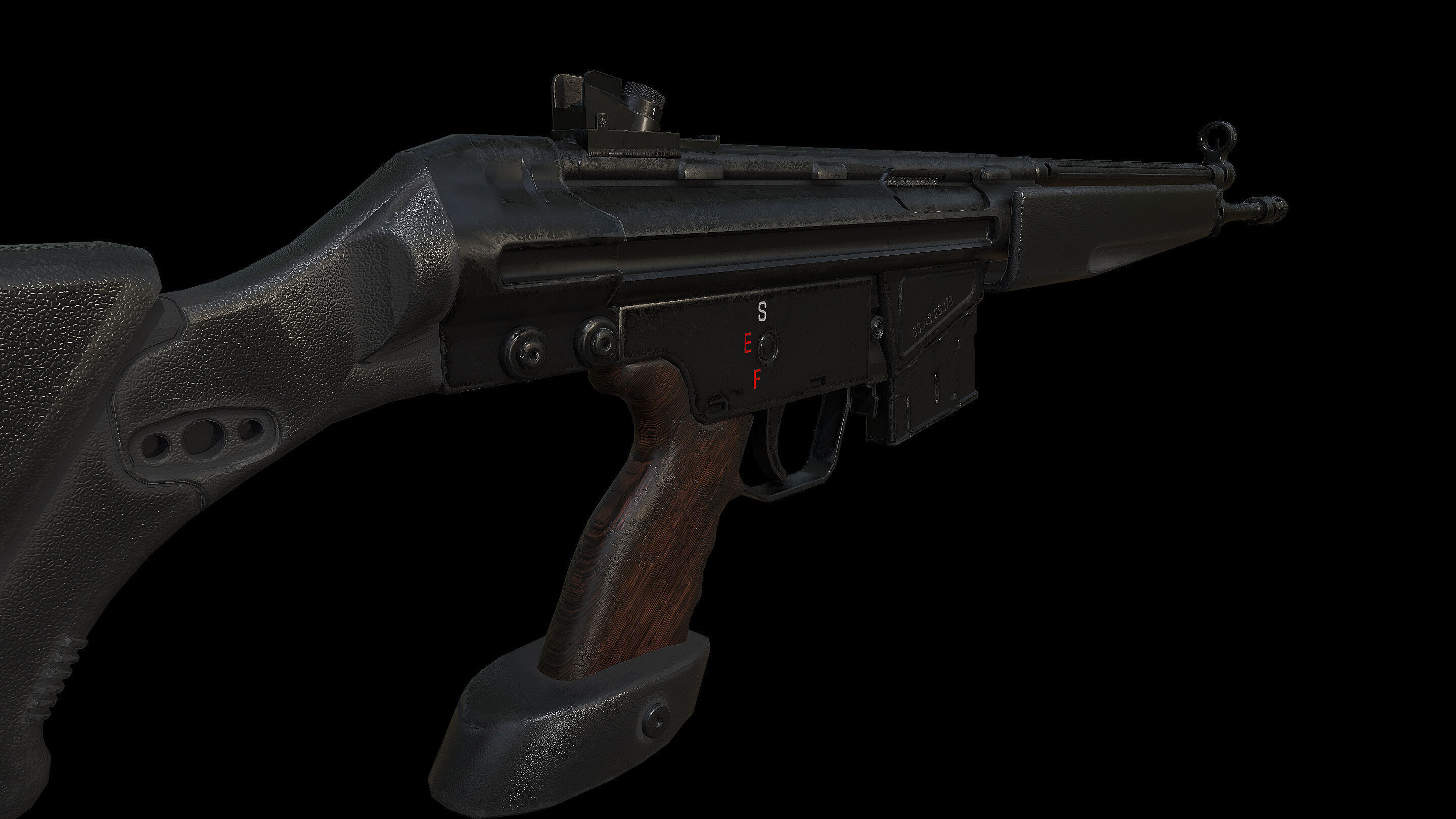 G3 SniperRifle PSG-1 3D model_1