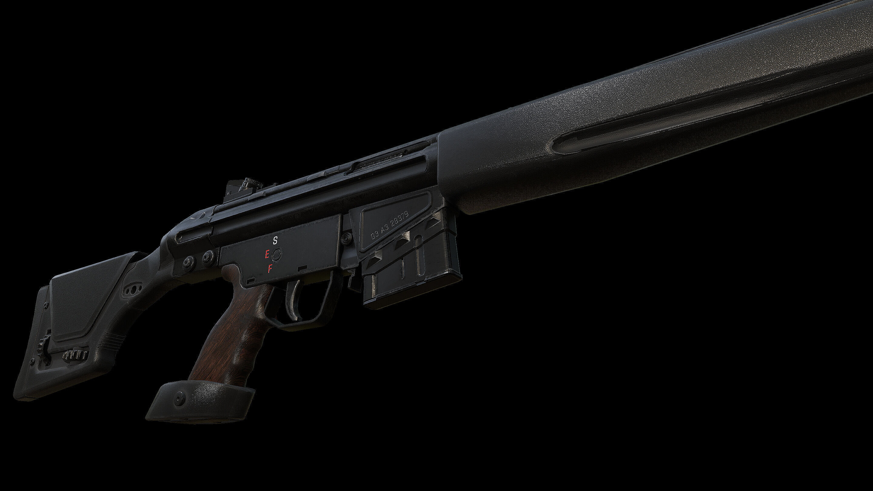 G3 SniperRifle PSG-1 3D model_8