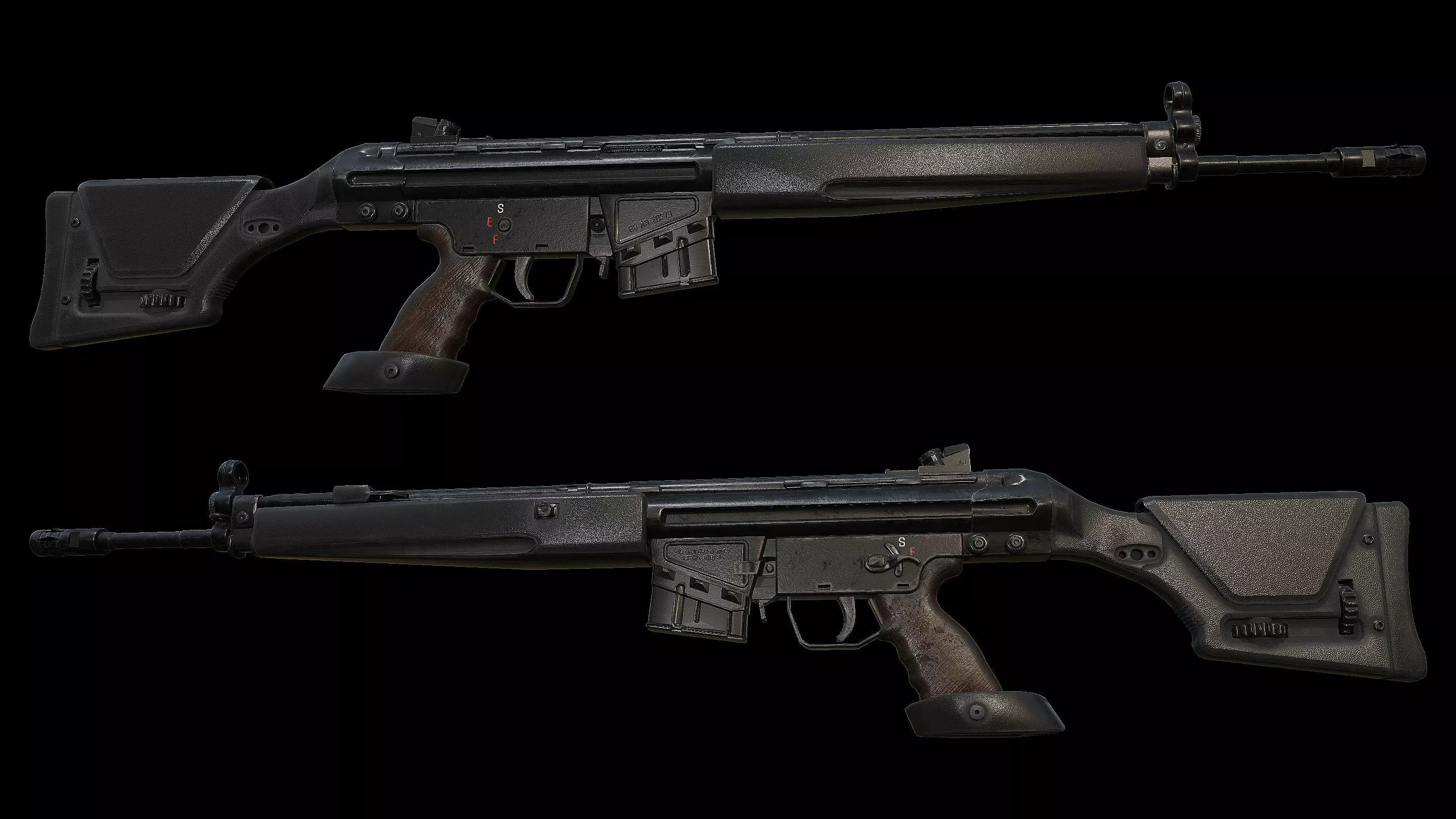 G3 SniperRifle PSG-1 3D model_0