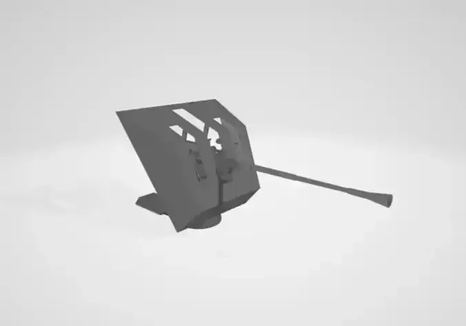 German Flak AA Gun 3D print model