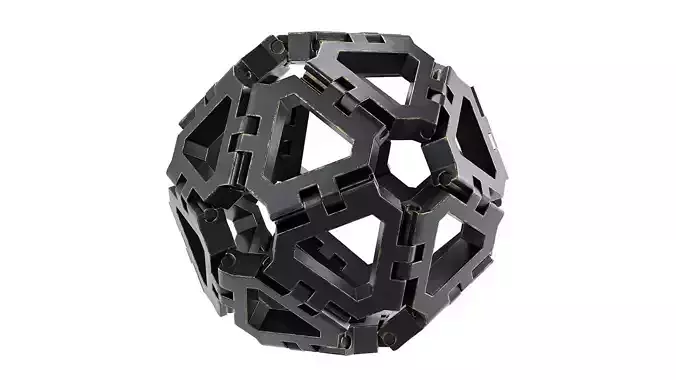 Geometric sculpture Icosahedron