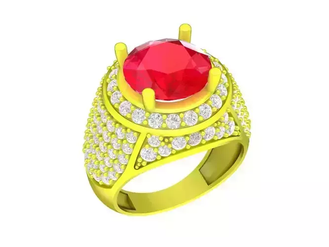 5710 luxury diamond men ring 