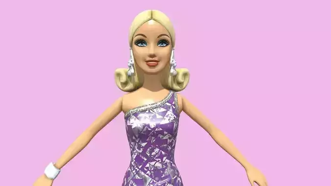 Barbie doll Rigged