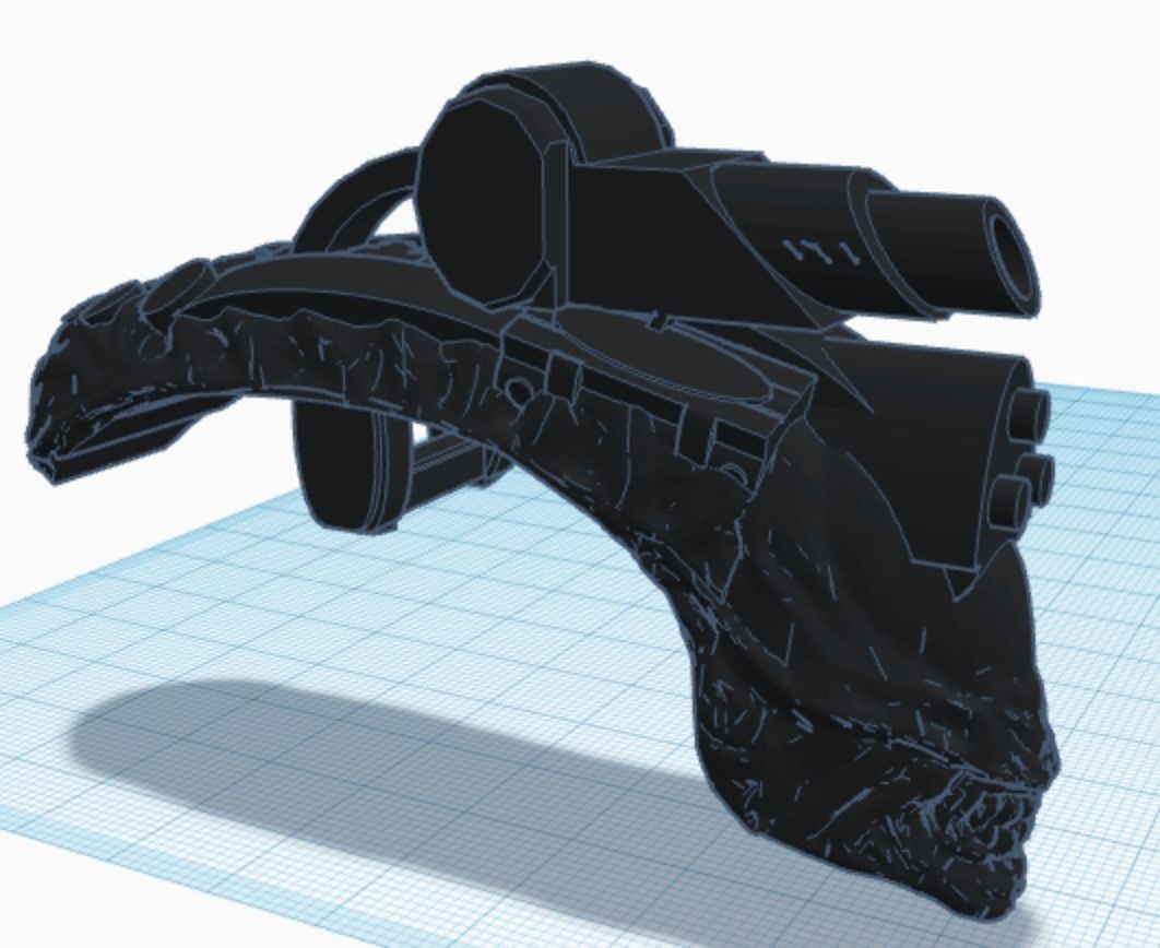 alien vs predator neca predator xenomorph head weapons 3D print model_1