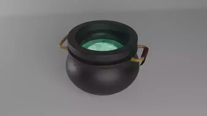 Styilized Witch Cauldron