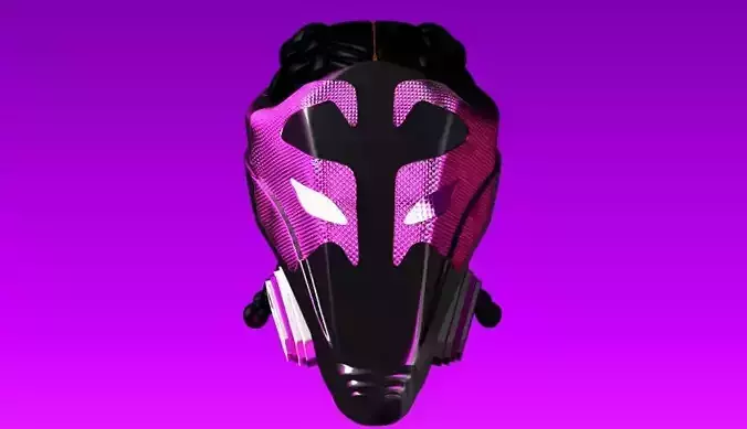 MILES MORALES PROWLER MASK HEAD ACTION FIGURE MARVEL 3D print model