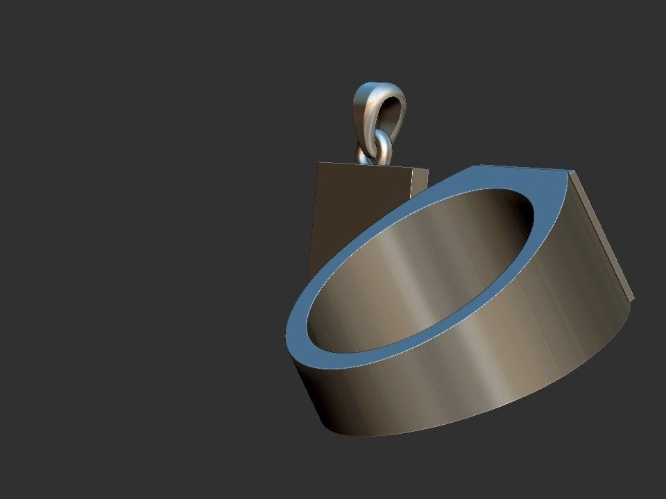 Masonic Bicephalous Eagle - Ring and Pendant 3D print model_5