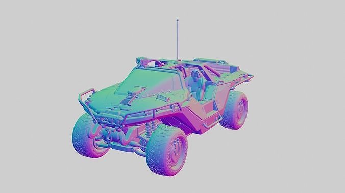 AMG Transport Dynamics M12S Warthog CST 3D model