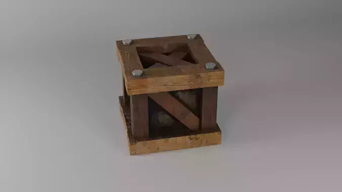Stylized Wooden Crate