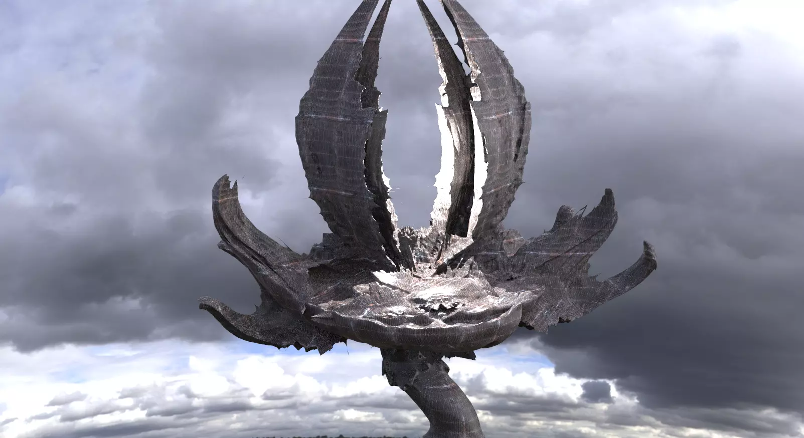 Sci fi Flower Mushroom 1  3D model_0