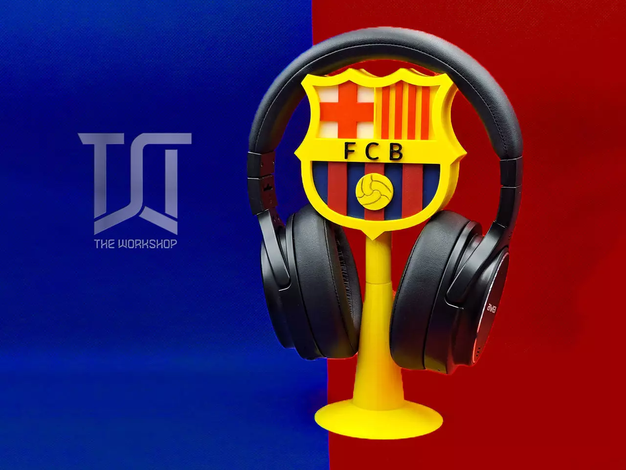 Barcelona headphone stand 3D print model 3D print model