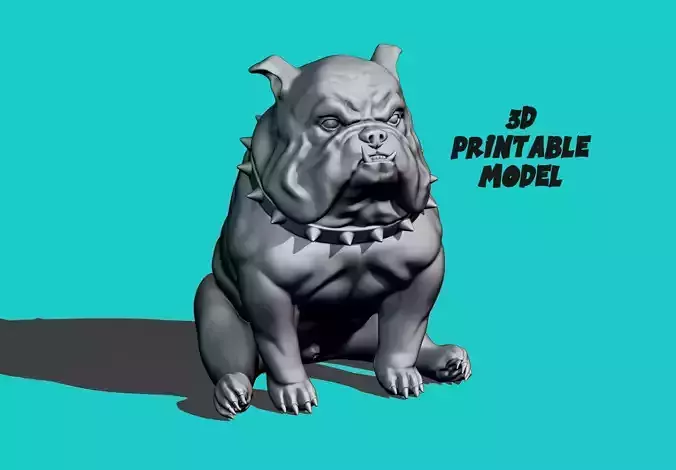 Bulldog 3D print model