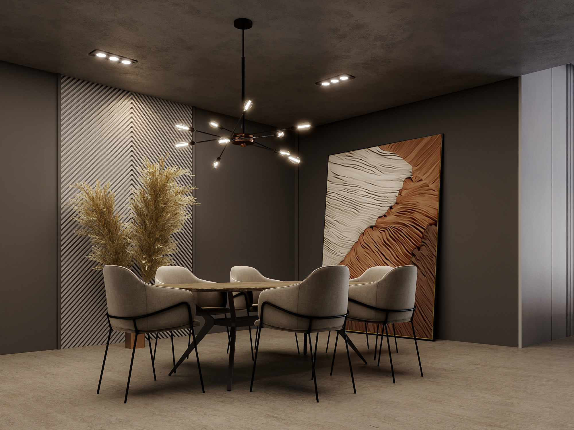 Interior Living Room Scene 16 3D model_1