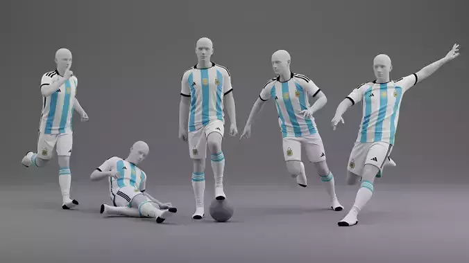 Argentina 2022 Home Jersey 3D model
