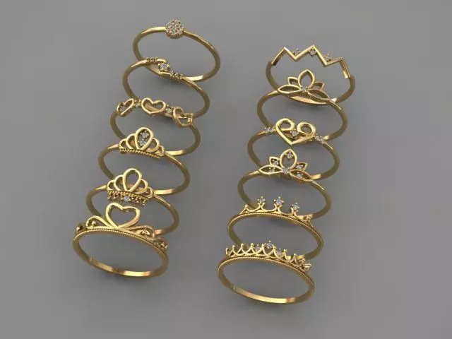 ring style 3D print model