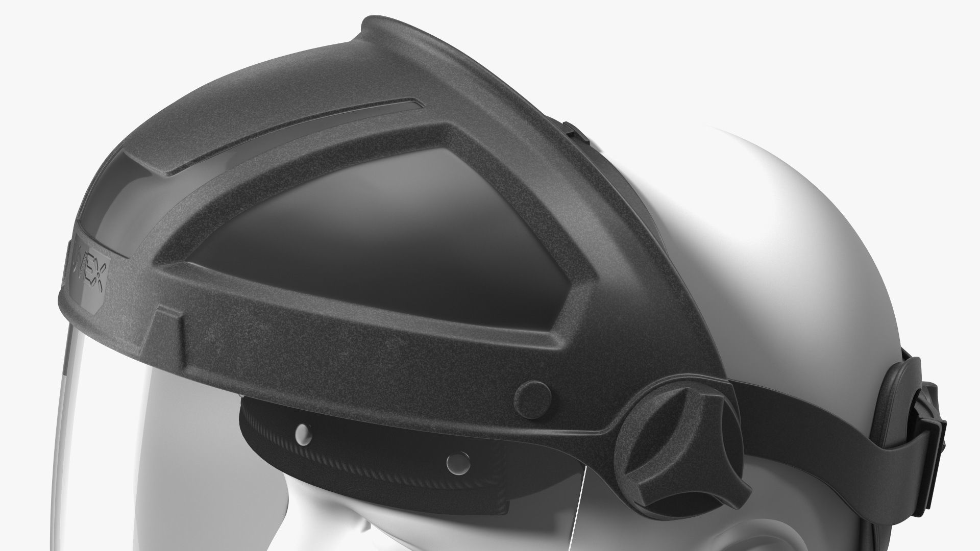 Uvex Turboshield Face Shield Transparent Visor 3D model_18