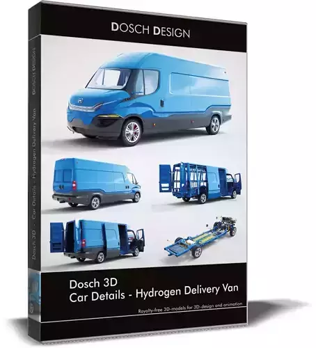 DOSCH 3D - Car Details - Hydrogen Delivery Van