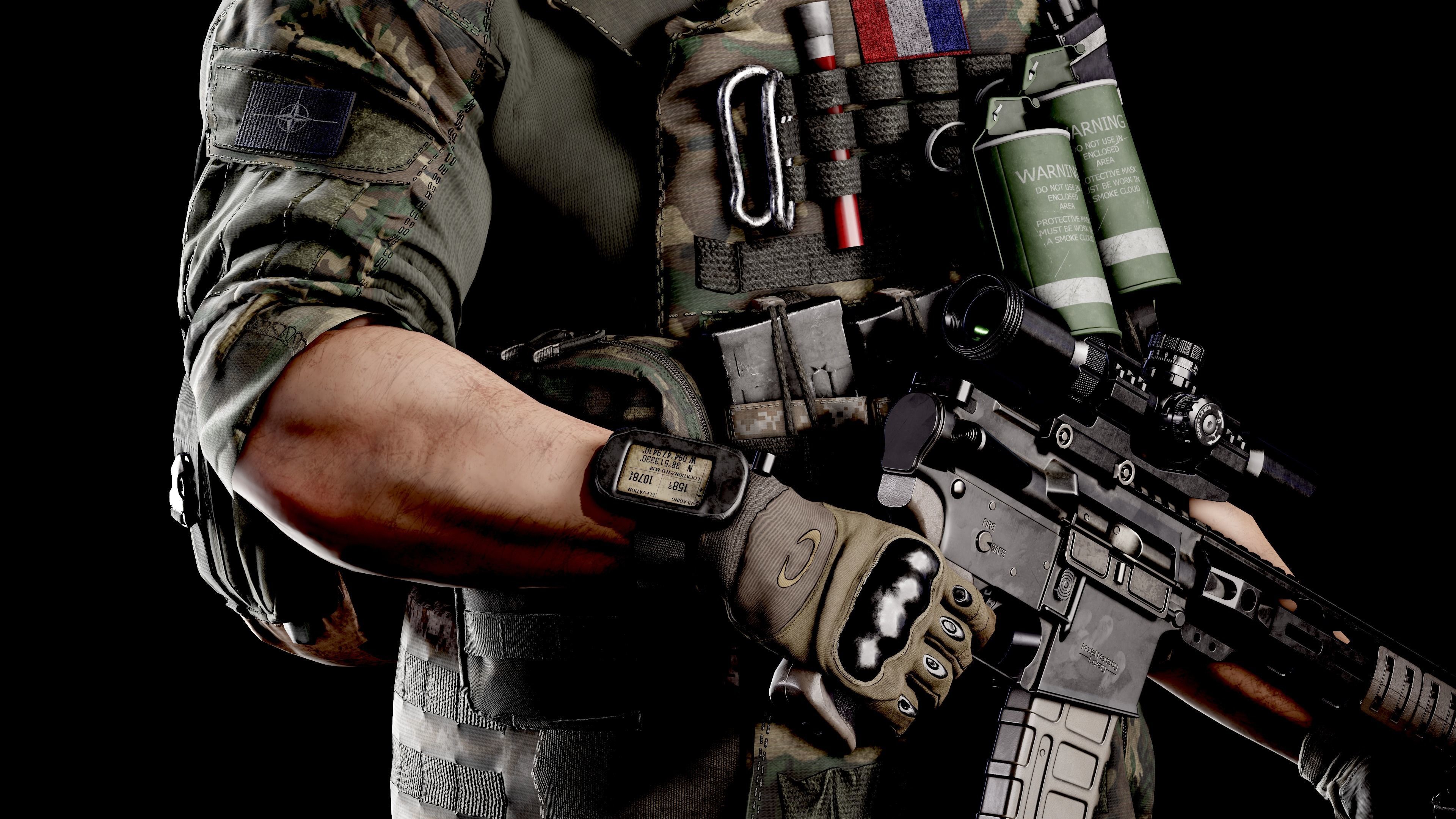 MODULAR SOLDIER PACK Low-poly 3D model_14