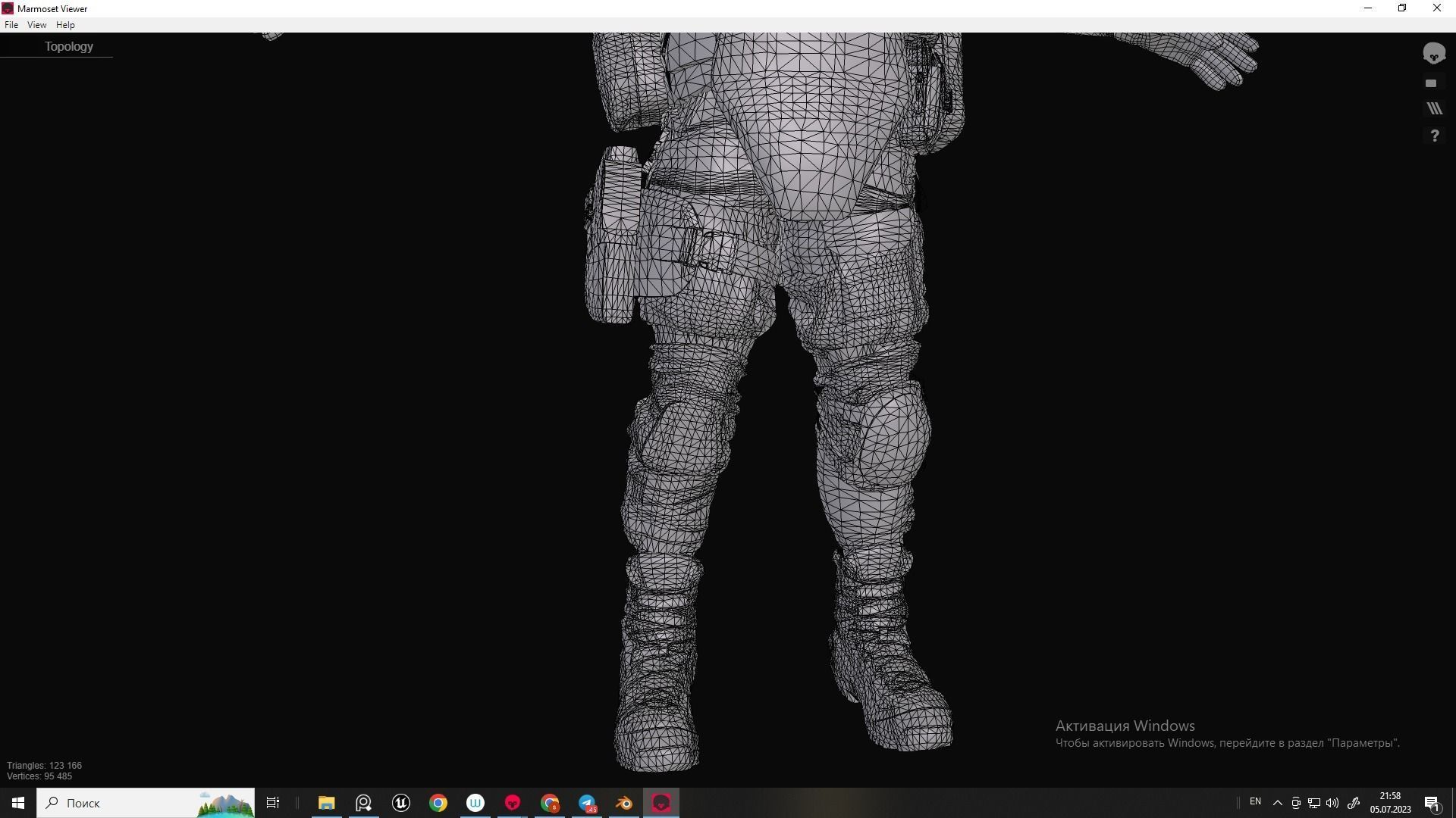 MODULAR SOLDIER PACK Low-poly 3D model_20