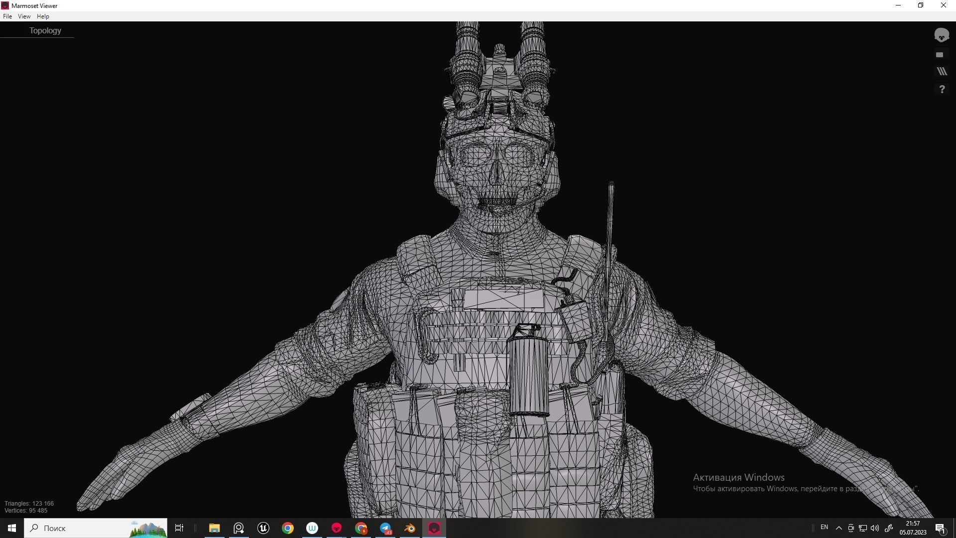 MODULAR SOLDIER PACK Low-poly 3D model_18