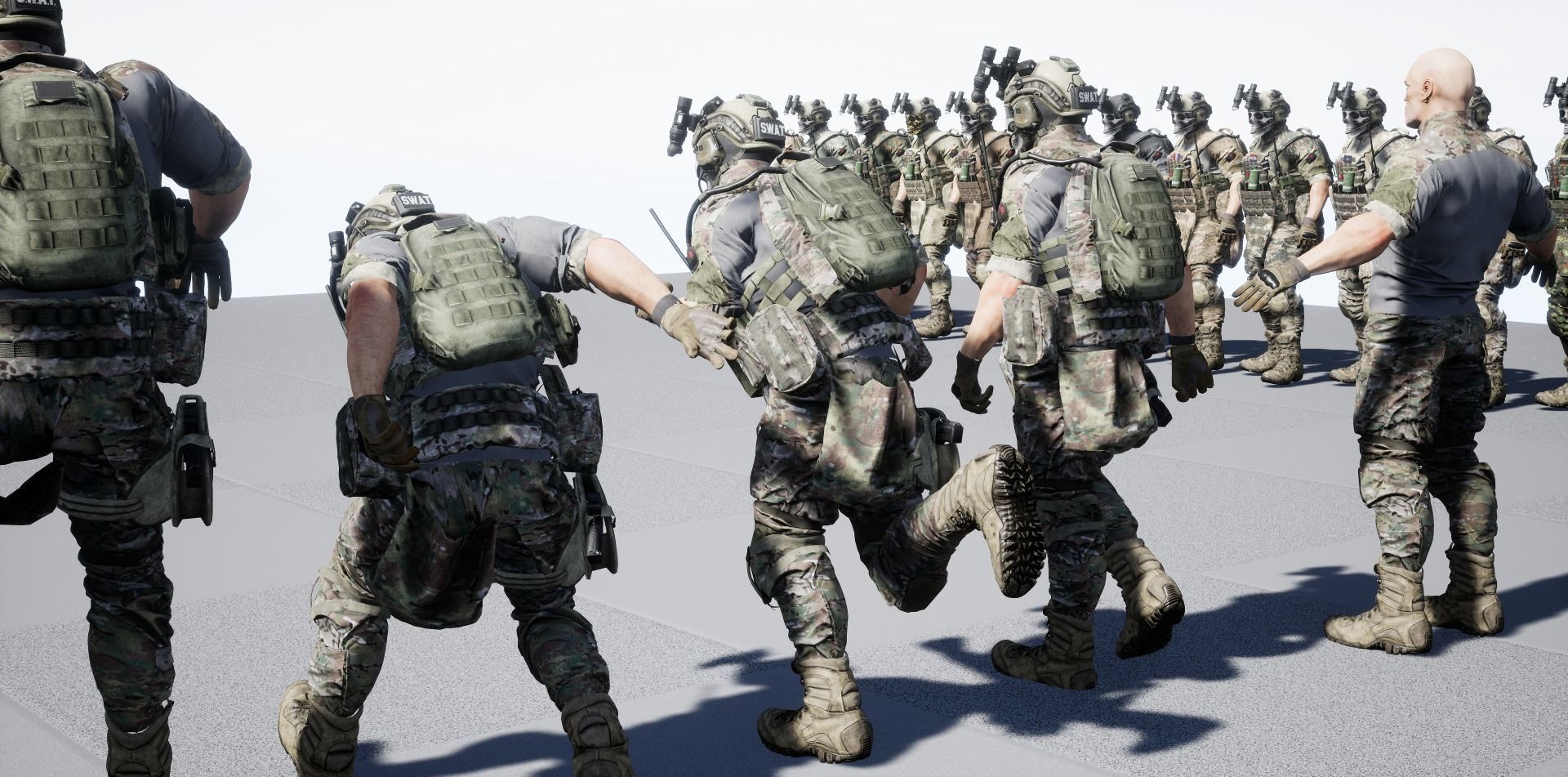 MODULAR SOLDIER PACK Low-poly 3D model_9