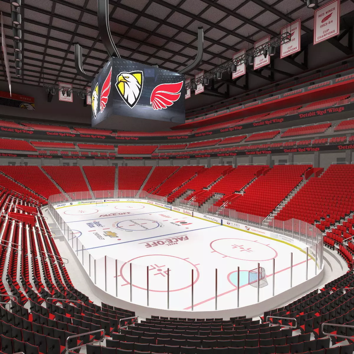 NHL Arena 3D model_0