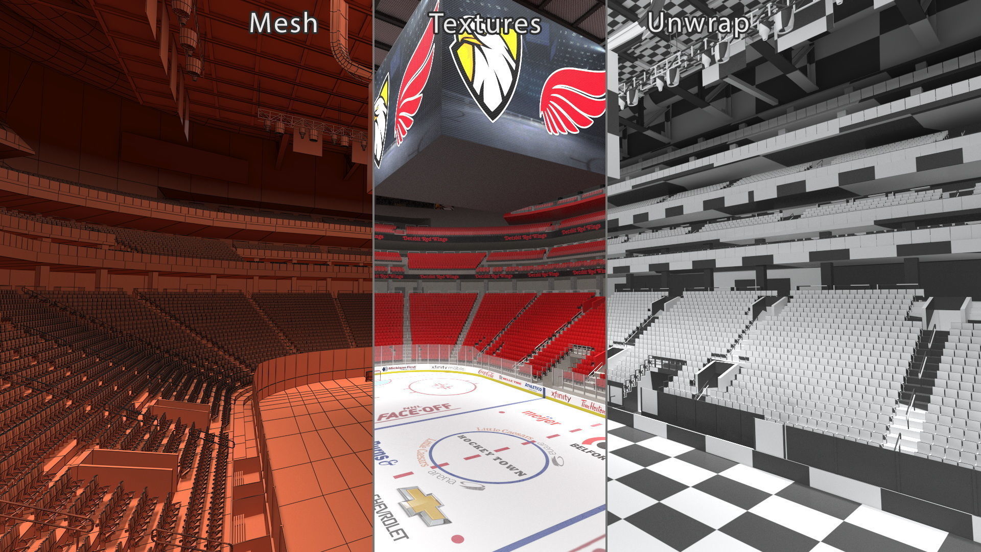 NHL Arena 3D model_26